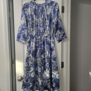 Print Midi Dress